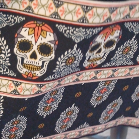 Torrid Sugarskull Black Super Soft Swing Cami XXL Size 1 EUC - Picture 3 of 4